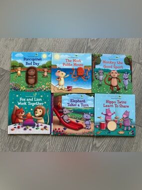 6 Books Little Grasshopper Read Hear Play Being Kind Set Kids Youth Manners App